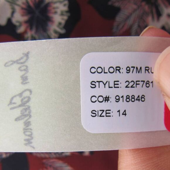 Sam Edelman Rust Fanciful Flower Midi Sleeve Maxi Dress - Picture 7 of 11